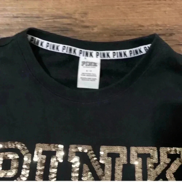 Victoria’s Secret pink Bling sweater/Joggers outfit set S/XS - Picture 9 of 10